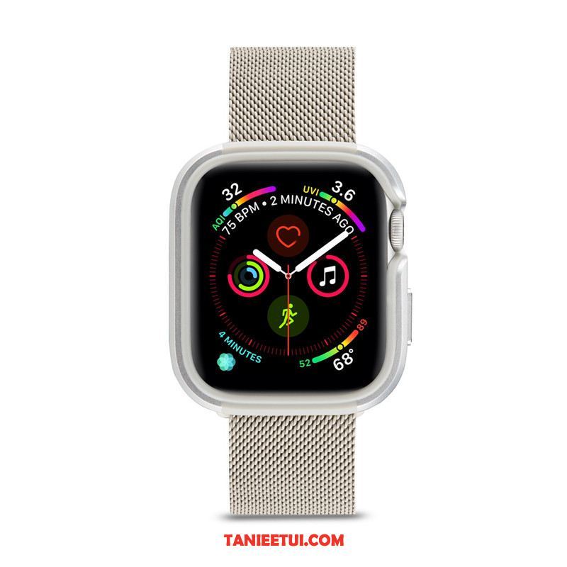 Etui Apple Watch Series 1 Metal Granica Torby, Pokrowce Apple Watch Series 1 Ochraniacz Różowe Złoto Tendencja Beige