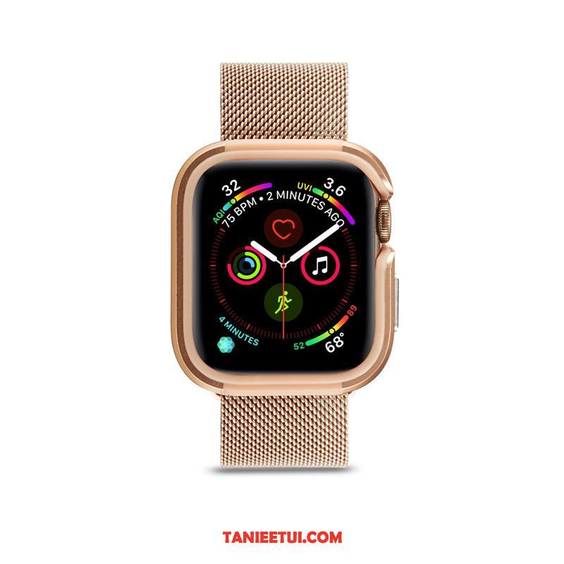 Etui Apple Watch Series 1 Metal Granica Torby, Pokrowce Apple Watch Series 1 Ochraniacz Różowe Złoto Tendencja Beige