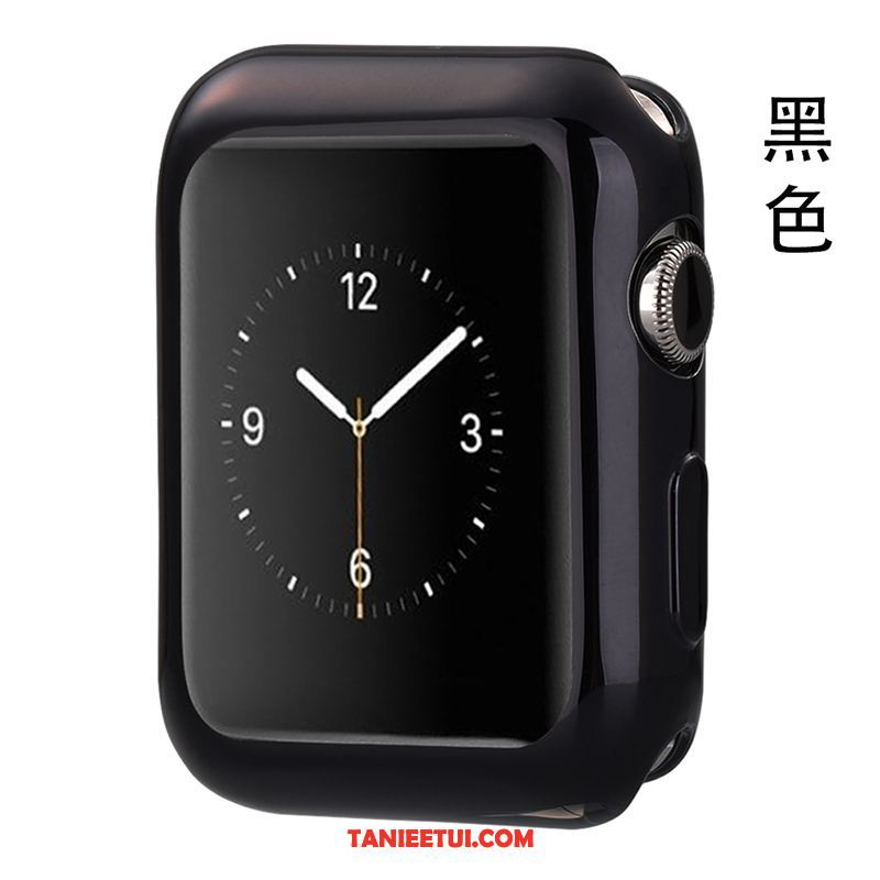 Etui Apple Watch Series 2 Ochraniacz Anti-fall Czarny, Pokrowce Apple Watch Series 2 Miękki Poszycie Silikonowe