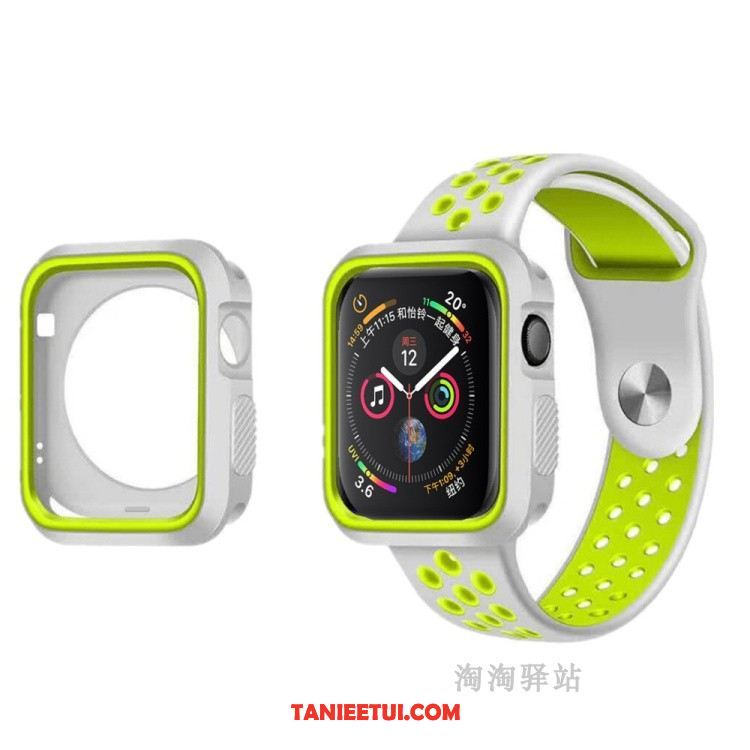 Etui Apple Watch Series 5 Ochraniacz Miękki Czerwony, Futerał Apple Watch Series 5 Silikonowe Anti-fall Oddychające