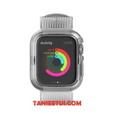 Etui Apple Watch Series 5 Różowe Silikonowe Pancerz, Obudowa Apple Watch Series 5 Ochraniacz Sportowe Anti-fall