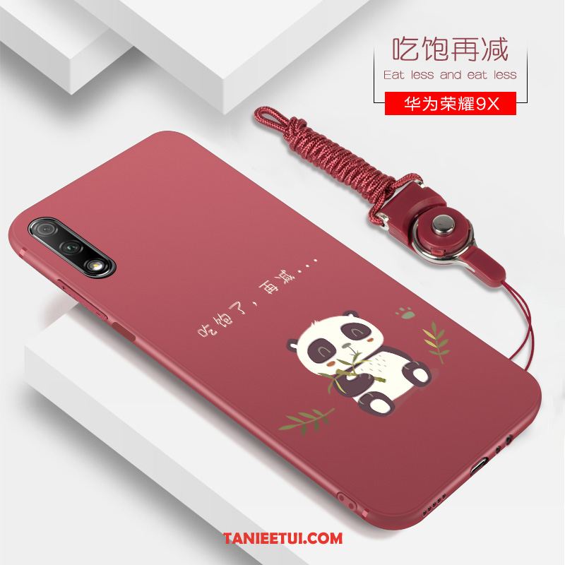 Etui Honor 9x Nowy Czerwony Netto Telefon Komórkowy, Pokrowce Honor 9x Anti-fall Tendencja Osobowość
