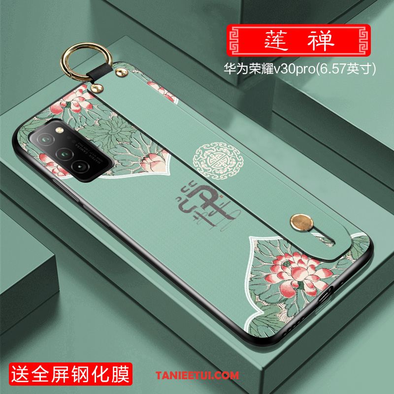 Etui Honor View30 Pro Chiński Styl Anti-fall Cienkie, Obudowa Honor View30 Pro Purpurowy All Inclusive Telefon Komórkowy