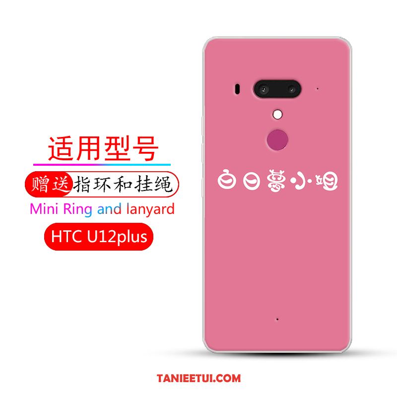 Etui Htc U12+ Różowe Ochraniacz Anti-fall, Pokrowce Htc U12+ Telefon Komórkowy Tendencja Miękki