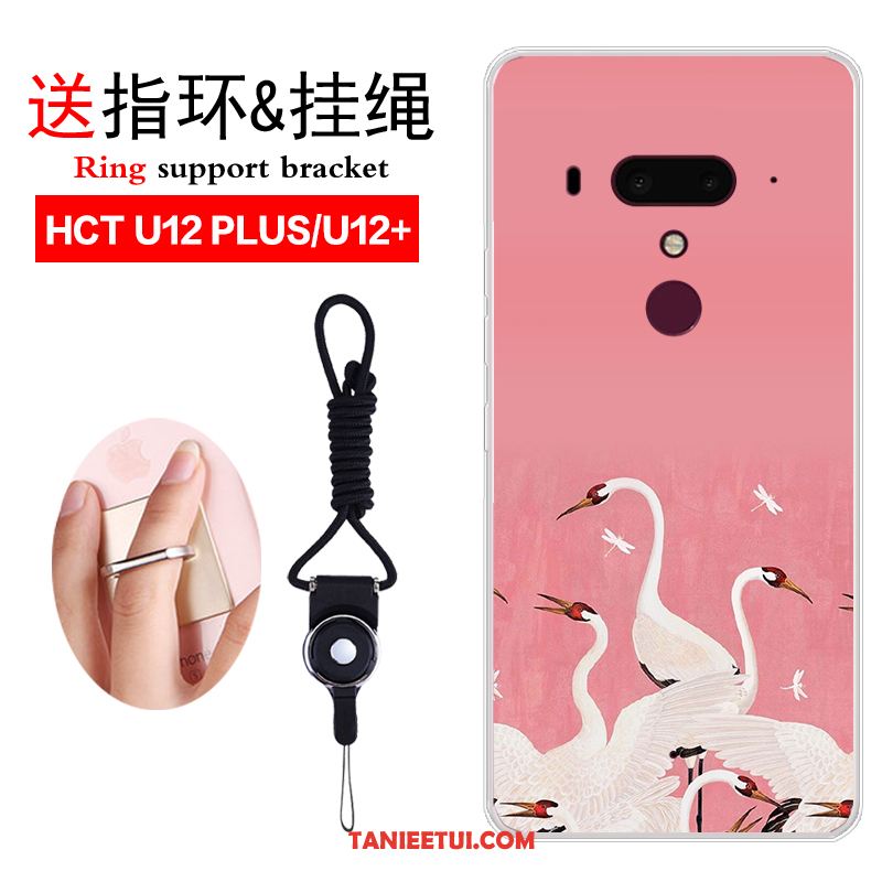 Etui Htc U12+ Telefon Komórkowy Ochraniacz Anti-fall, Obudowa Htc U12+ Proste Różowe Tendencja