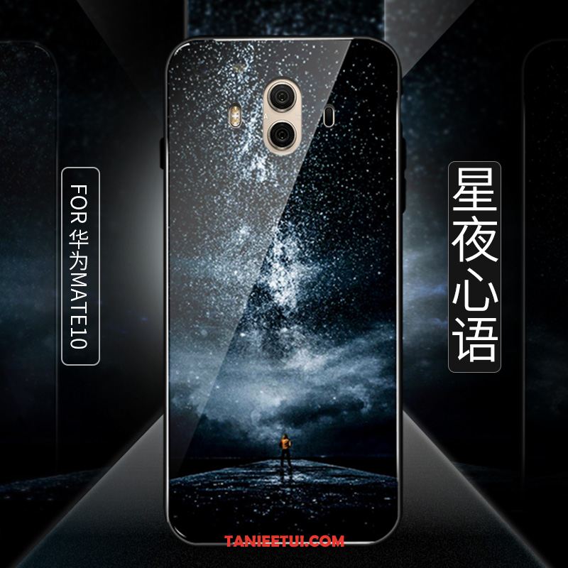 Etui Huawei Mate 10 Gwiazda Telefon Komórkowy Szkło Hartowane, Pokrowce Huawei Mate 10 Anti-fall Czarny Filmy