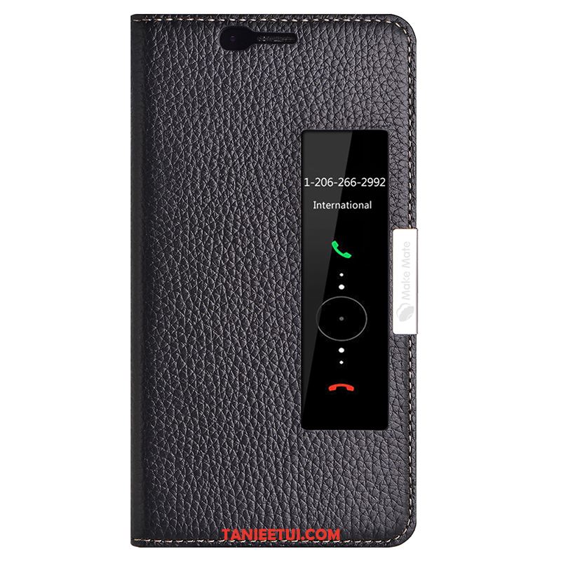 Etui Huawei Mate 10 Jasny Prawdziwa Skóra Ochraniacz, Pokrowce Huawei Mate 10 Czerwony Telefon Komórkowy Spoczynek