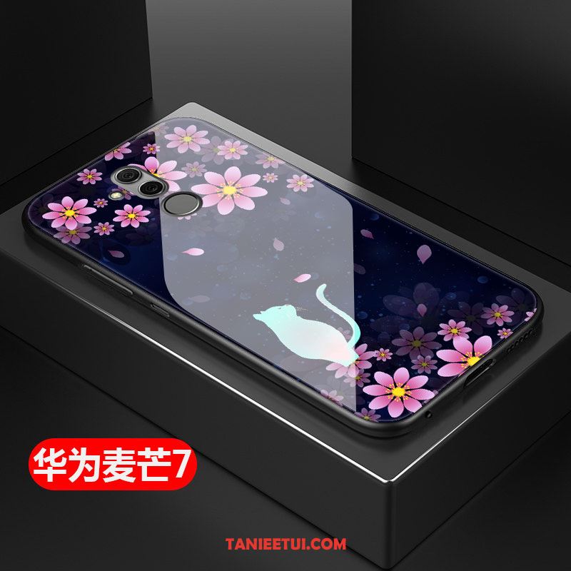 Etui Huawei Mate 20 Lite Moda Telefon Komórkowy Kwiaty, Obudowa Huawei Mate 20 Lite Ochraniacz All Inclusive Czerwony