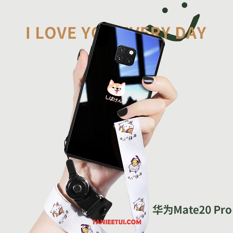 Etui Huawei Mate 20 Pro Anti-fall Kreatywne Czarny, Obudowa Huawei Mate 20 Pro Czerwony Netto Piękny All Inclusive