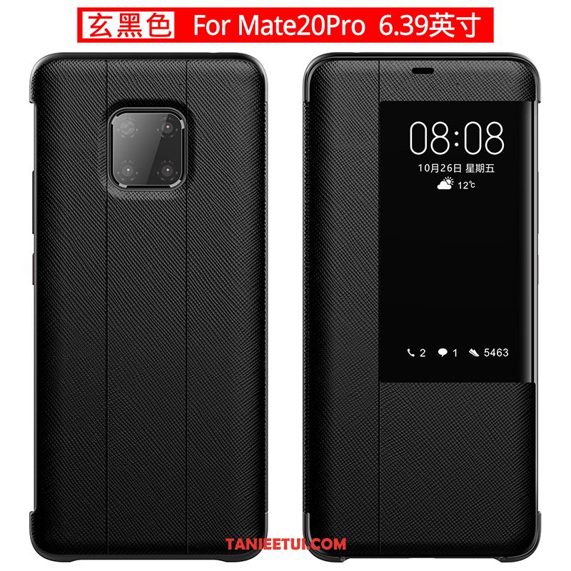 Etui Huawei Mate 20 Pro Biznes Wysoki Koniec Anti-fall, Futerał Huawei Mate 20 Pro Czerwony Telefon Komórkowy Prawdziwa Skóra