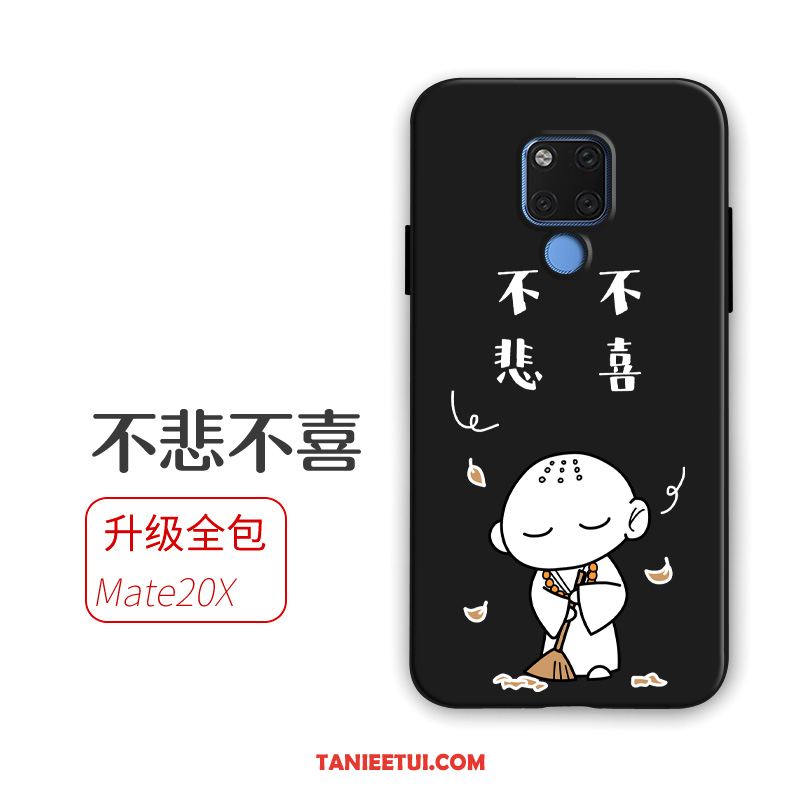 Etui Huawei Mate 20 X Cienkie Miękki Wiszące Ozdoby, Obudowa Huawei Mate 20 X Czarny Telefon Komórkowy Tendencja