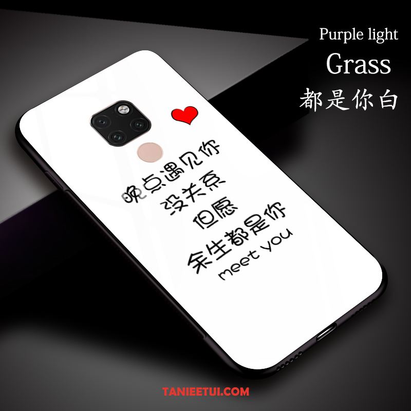 Etui Huawei Mate 20 X Telefon Komórkowy Miękki Czarny, Pokrowce Huawei Mate 20 X Osobowość Proste Miłość