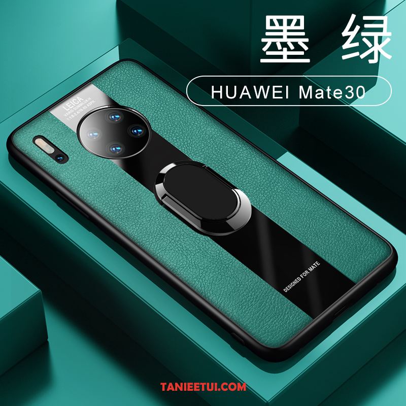 Etui Huawei Mate 30 Nowy Skórzany Futerał Anti-fall, Obudowa Huawei Mate 30 Telefon Komórkowy Cienkie Zielony