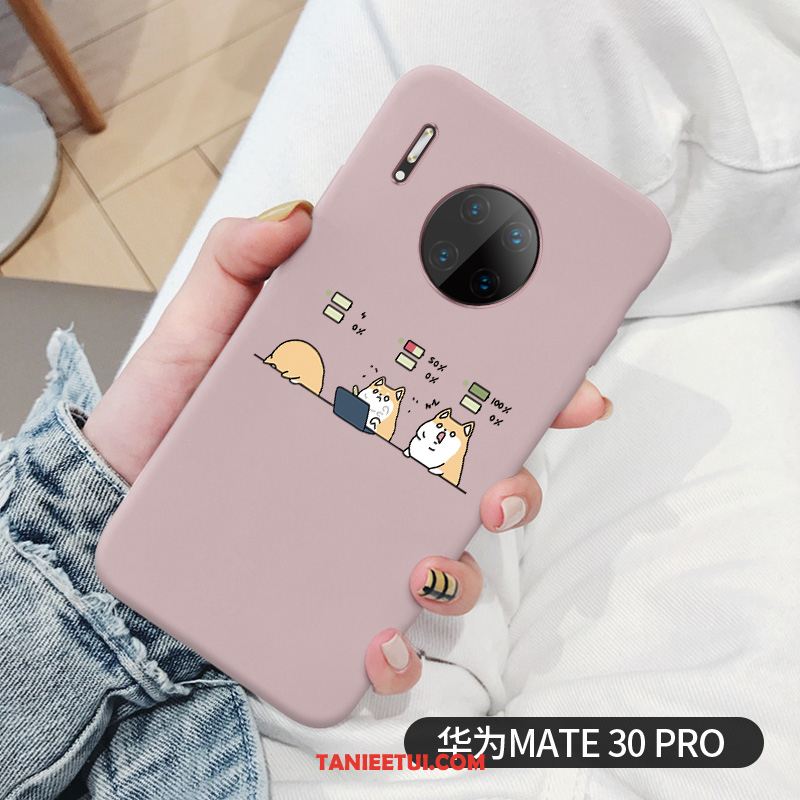 Etui Huawei Mate 30 Pro Cienkie Ochraniacz Telefon Komórkowy, Futerał Huawei Mate 30 Pro All Inclusive Serce Różowe