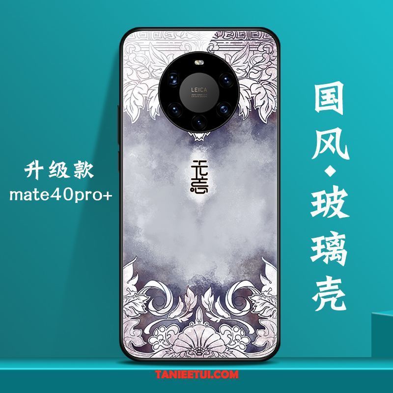 Etui Huawei Mate 40 Pro+ Nowy Szkło Czerwony Netto, Pokrowce Huawei Mate 40 Pro+ Wiatr Modna Marka Osobowość