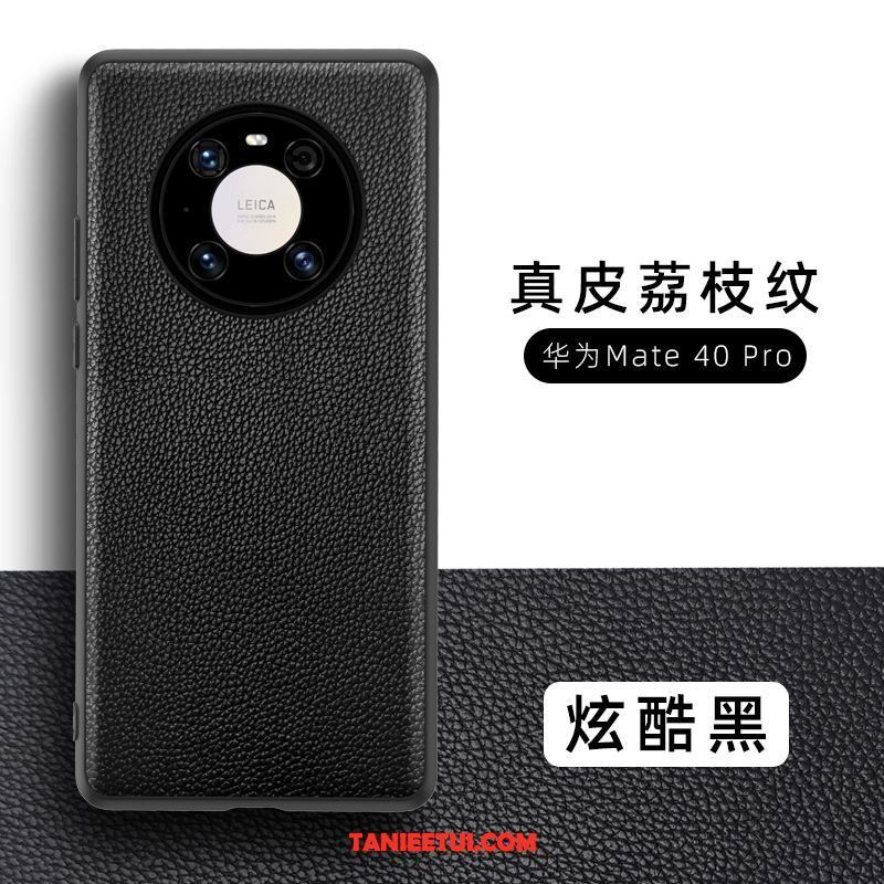 Etui Huawei Mate 40 Pro Prawdziwa Skóra All Inclusive Telefon Komórkowy, Obudowa Huawei Mate 40 Pro Ochraniacz Górna Skóra Anti-fall