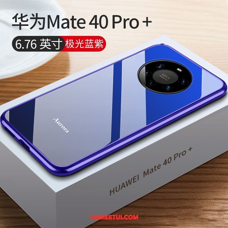 Etui Huawei Mate 40 Pro+ Szkło Telefon Komórkowy Metal, Futerał Huawei Mate 40 Pro+ Granica Nowy Cienkie