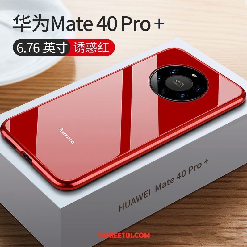 Etui Huawei Mate 40 Pro+ Szkło Telefon Komórkowy Metal, Futerał Huawei Mate 40 Pro+ Granica Nowy Cienkie