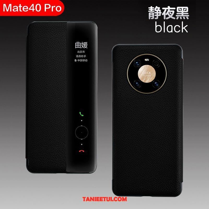 Etui Huawei Mate 40 Pro Telefon Komórkowy Czerwony Windows, Obudowa Huawei Mate 40 Pro Biznes Skóra Ochraniacz