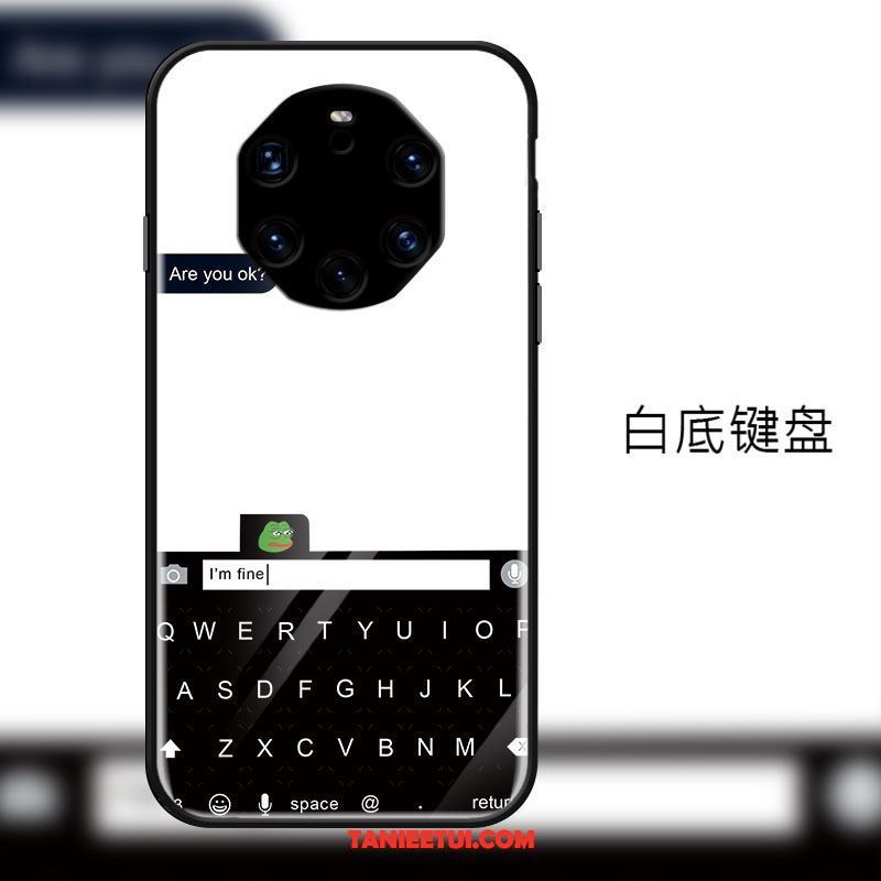 Etui Huawei Mate 40 Rs Tendencja Proste Telefon Komórkowy, Obudowa Huawei Mate 40 Rs Moda Szkło All Inclusive