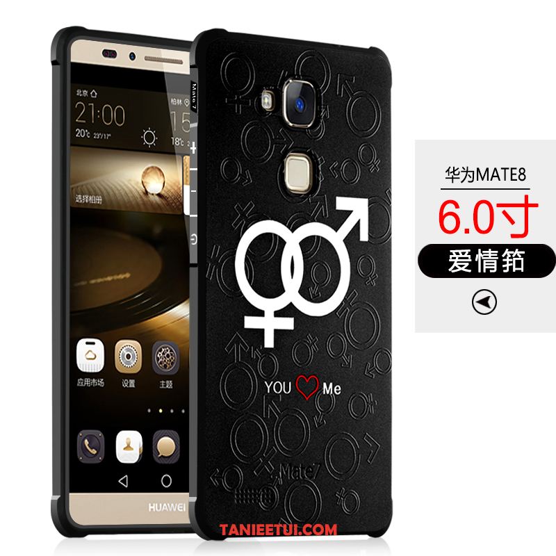 Etui Huawei Mate 8 Telefon Komórkowy Anti-fall Tendencja, Futerał Huawei Mate 8 Czarny Miękki Kreatywne