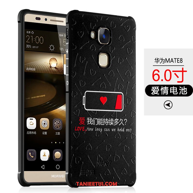 Etui Huawei Mate 8 Telefon Komórkowy Anti-fall Tendencja, Futerał Huawei Mate 8 Czarny Miękki Kreatywne