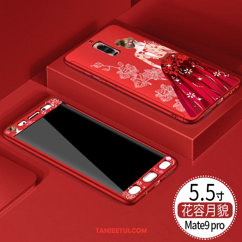 Etui Huawei Mate 9 Pro Tendencja Czerwony All Inclusive, Futerał Huawei Mate 9 Pro Telefon Komórkowy Ochraniacz Czerwony Netto