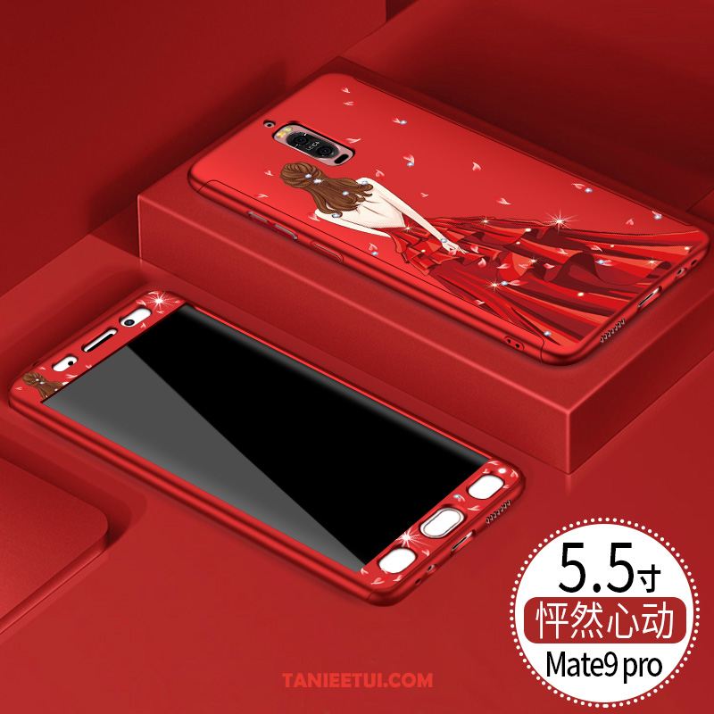Etui Huawei Mate 9 Pro Tendencja Czerwony All Inclusive, Futerał Huawei Mate 9 Pro Telefon Komórkowy Ochraniacz Czerwony Netto