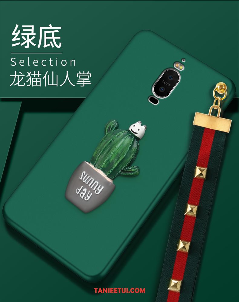 Etui Huawei Mate 9 Pro Zielony Filmy Szkło Hartowane, Futerał Huawei Mate 9 Pro Wiszące Ozdoby Telefon Komórkowy