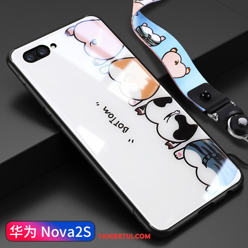 Etui Huawei Nova 2s All Inclusive Wiszące Ozdoby Biały, Futerał Huawei Nova 2s Silikonowe Cienkie Telefon Komórkowy
