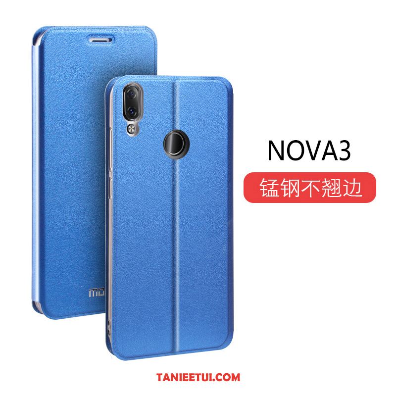 Etui Huawei Nova 3 Cienka Skórzany Futerał Telefon Komórkowy, Obudowa Huawei Nova 3 Nowy Anti-fall Tendencja