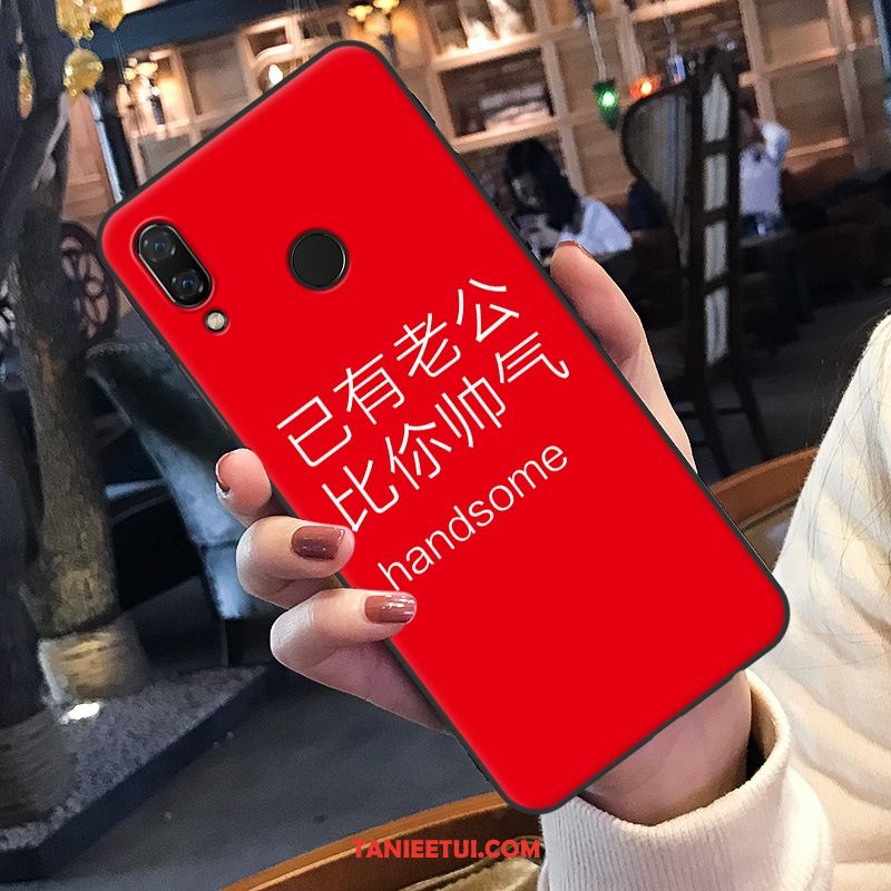 Etui Huawei Nova 3e Anti-fall Modna Marka Osobowość, Futerał Huawei Nova 3e Telefon Komórkowy Czerwony Netto Ochraniacz