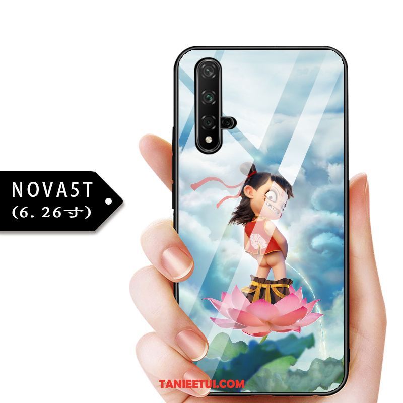 Etui Huawei Nova 5t Anti-fall Szkło Cienka, Obudowa Huawei Nova 5t Dostosowane Telefon Komórkowy Niebieski