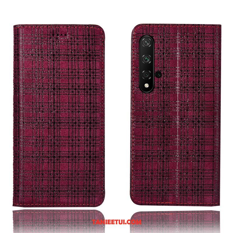 Etui Huawei Nova 5t Telefon Komórkowy Czerwony Anti-fall, Obudowa Huawei Nova 5t All Inclusive Ochraniacz Aksamit