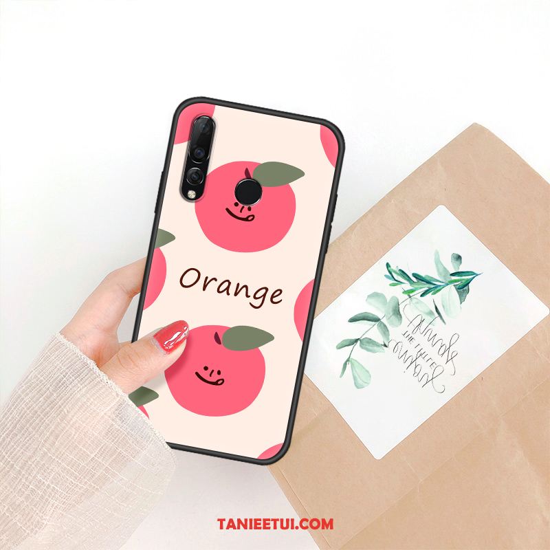 Etui Huawei P Smart+ 2019 Telefon Komórkowy Kolor Anti-fall, Pokrowce Huawei P Smart+ 2019 Czerwony Sztuka Kreskówka Orange