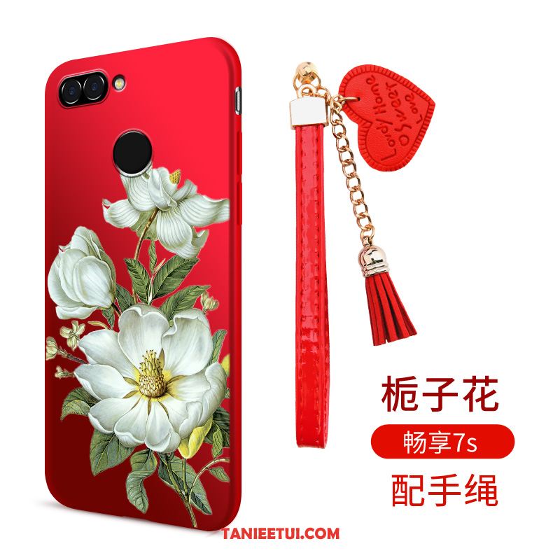 Etui Huawei P Smart Miękki Silikonowe Czerwony, Pokrowce Huawei P Smart Telefon Komórkowy Anti-fall