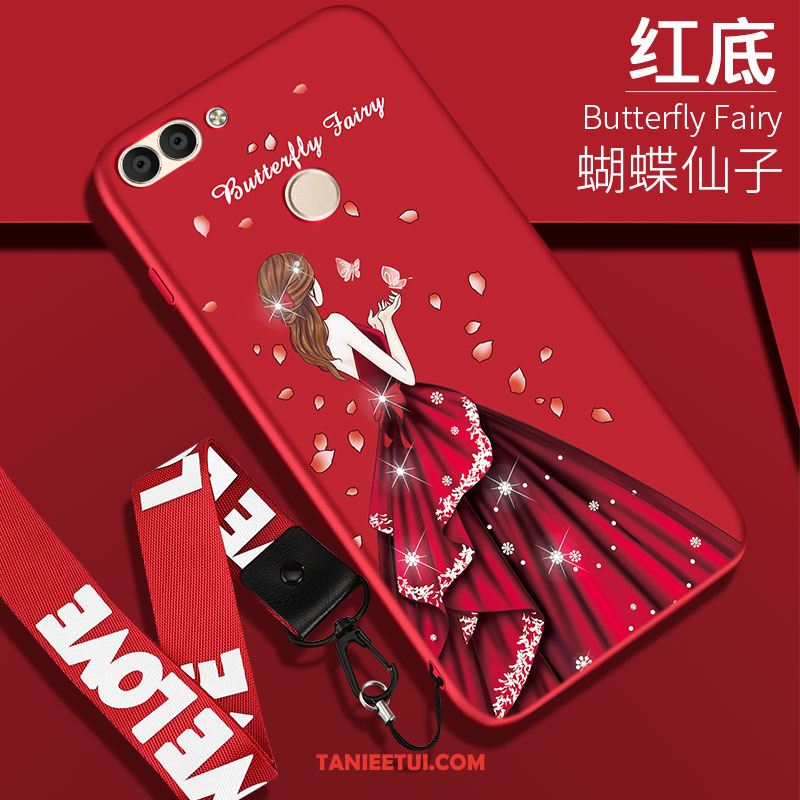 Etui Huawei P Smart Piękny Anti-fall Czerwony, Obudowa Huawei P Smart Kreatywne Tendencja Miękki