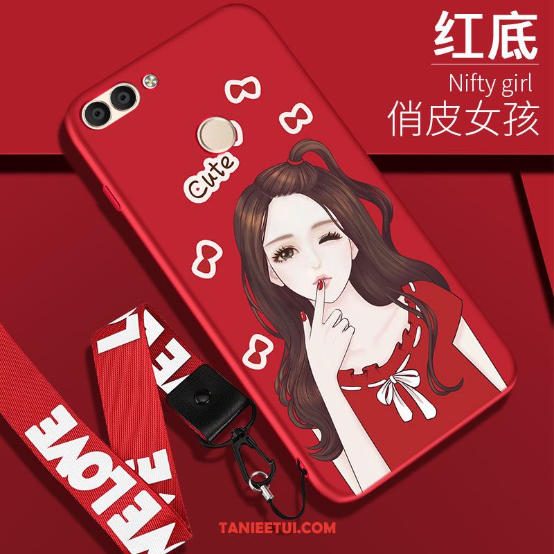 Etui Huawei P Smart Piękny Anti-fall Czerwony, Obudowa Huawei P Smart Kreatywne Tendencja Miękki