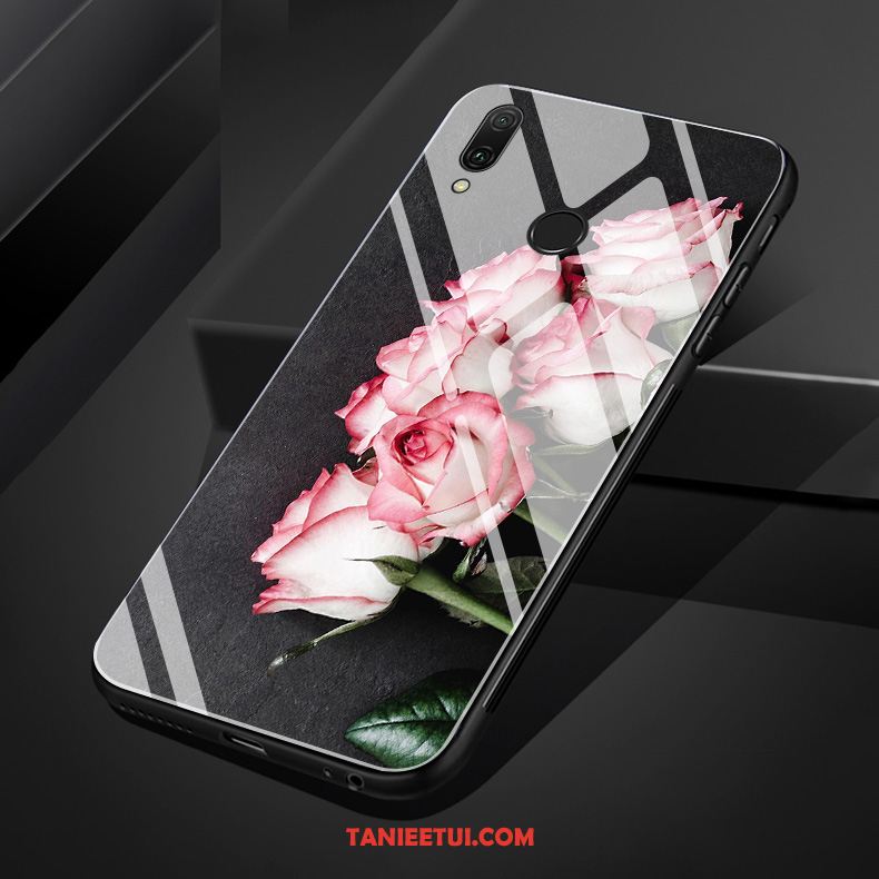 Etui Huawei P Smart Z Świeży Proste Szkło, Obudowa Huawei P Smart Z Kwiaty Kreatywne Telefon Komórkowy