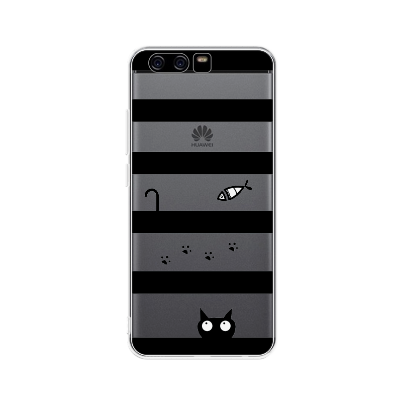 Etui Huawei P10 Telefon Komórkowy Miękki Siatkowe, Obudowa Huawei P10 Biały Tendencja Silikonowe