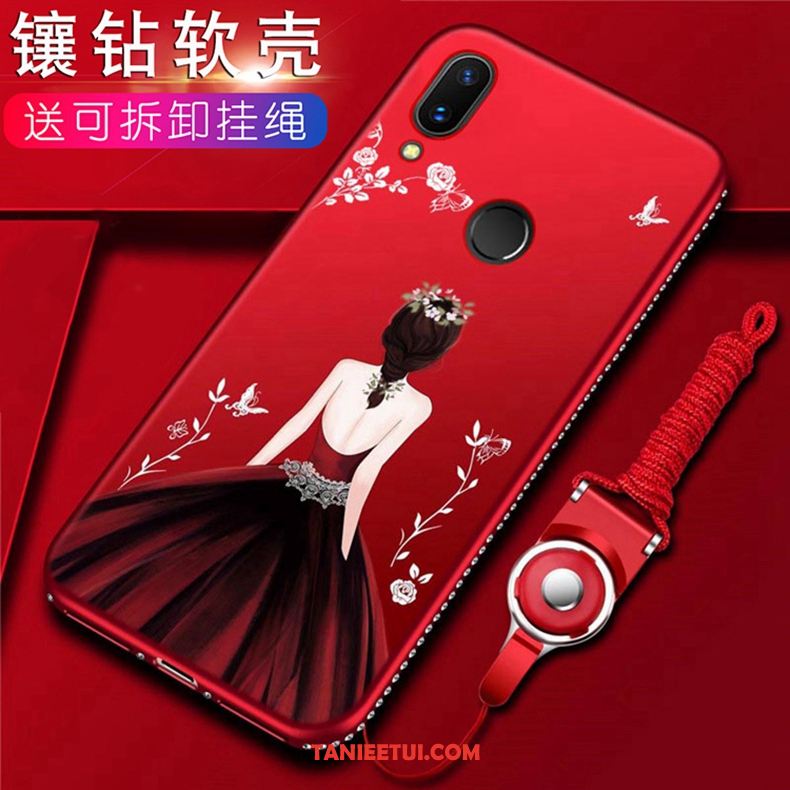 Etui Huawei P20 Lite Czerwony Telefon Komórkowy Cienka, Obudowa Huawei P20 Lite Silikonowe Miękki Anti-fall