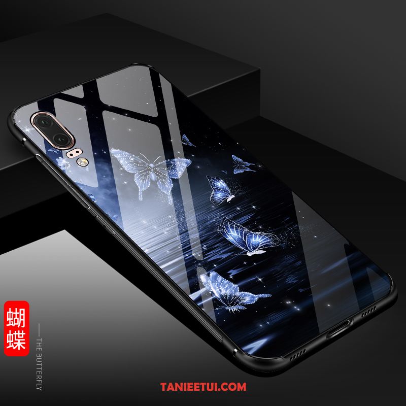 Etui Huawei P20 Ochraniacz Czarny Telefon Komórkowy, Pokrowce Huawei P20 Anti-fall Szkło Kreatywne