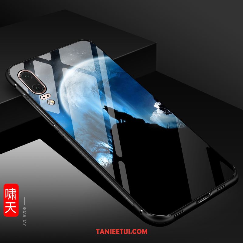 Etui Huawei P20 Ochraniacz Czarny Telefon Komórkowy, Pokrowce Huawei P20 Anti-fall Szkło Kreatywne