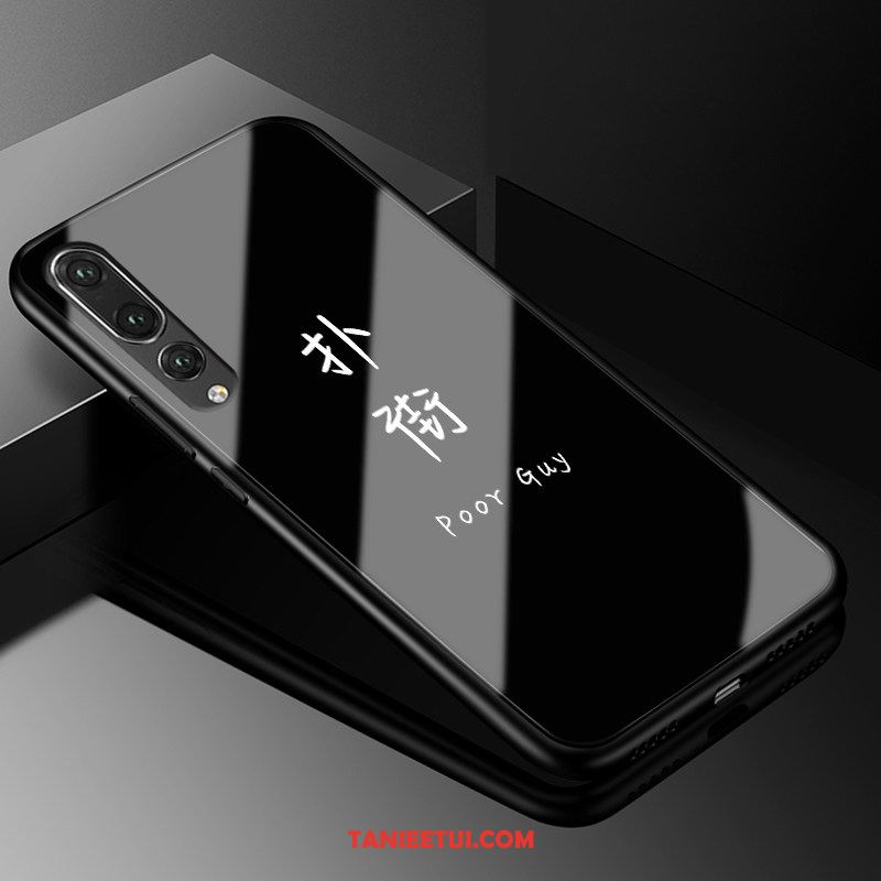 Etui Huawei P20 Pro All Inclusive Czarny Szkło, Obudowa Huawei P20 Pro Telefon Komórkowy Silikonowe