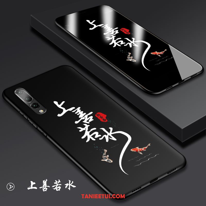 Etui Huawei P20 Pro Anti-fall Miękki Telefon Komórkowy, Obudowa Huawei P20 Pro Czarny Nubuku Ochraniacz