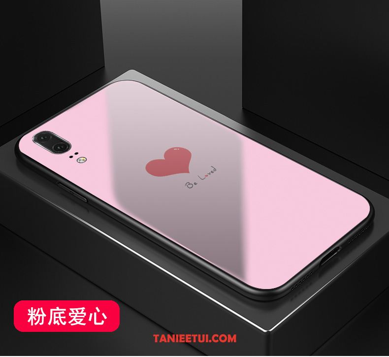 Etui Huawei P20 Różowe Telefon Komórkowy Szkło, Futerał Huawei P20 Miękki Ochraniacz