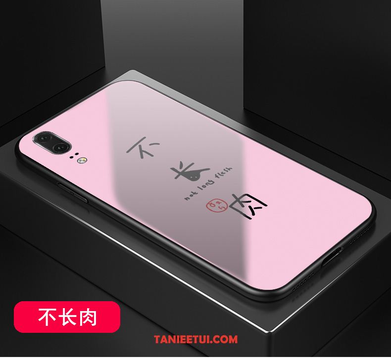 Etui Huawei P20 Różowe Telefon Komórkowy Szkło, Futerał Huawei P20 Miękki Ochraniacz
