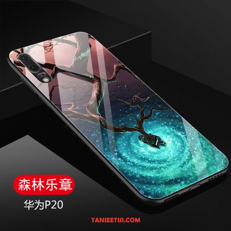 Etui Huawei P20 Telefon Komórkowy Tendencja Kreatywne, Futerał Huawei P20 Anti-fall Purpurowy Szkło