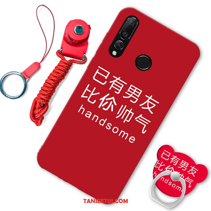 Etui Huawei P30 Lite Moda Czarny Ring, Futerał Huawei P30 Lite Telefon Komórkowy Ochraniacz All Inclusive