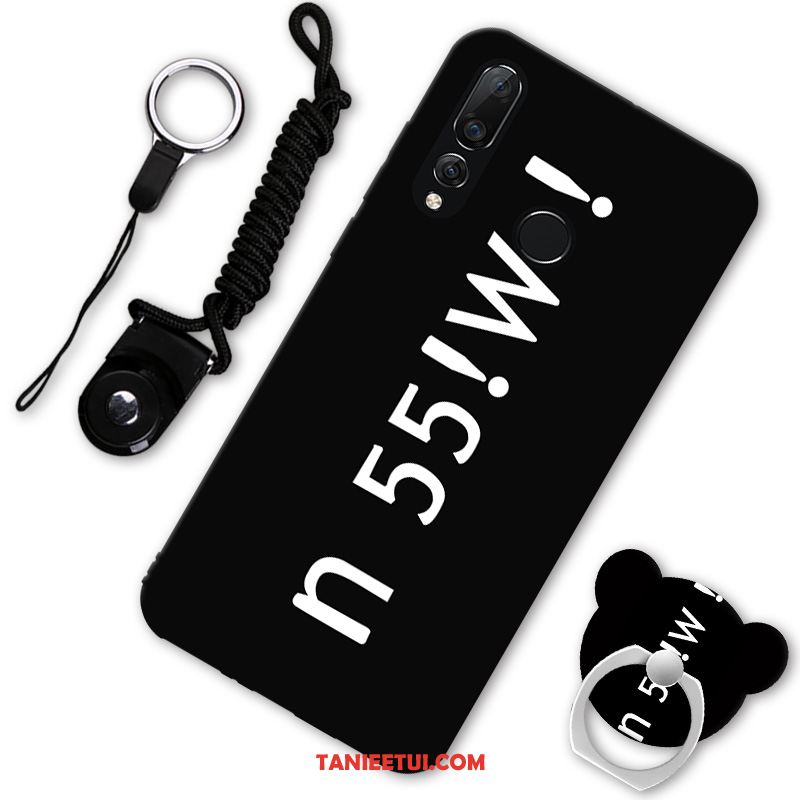 Etui Huawei P30 Lite Moda Czarny Ring, Futerał Huawei P30 Lite Telefon Komórkowy Ochraniacz All Inclusive